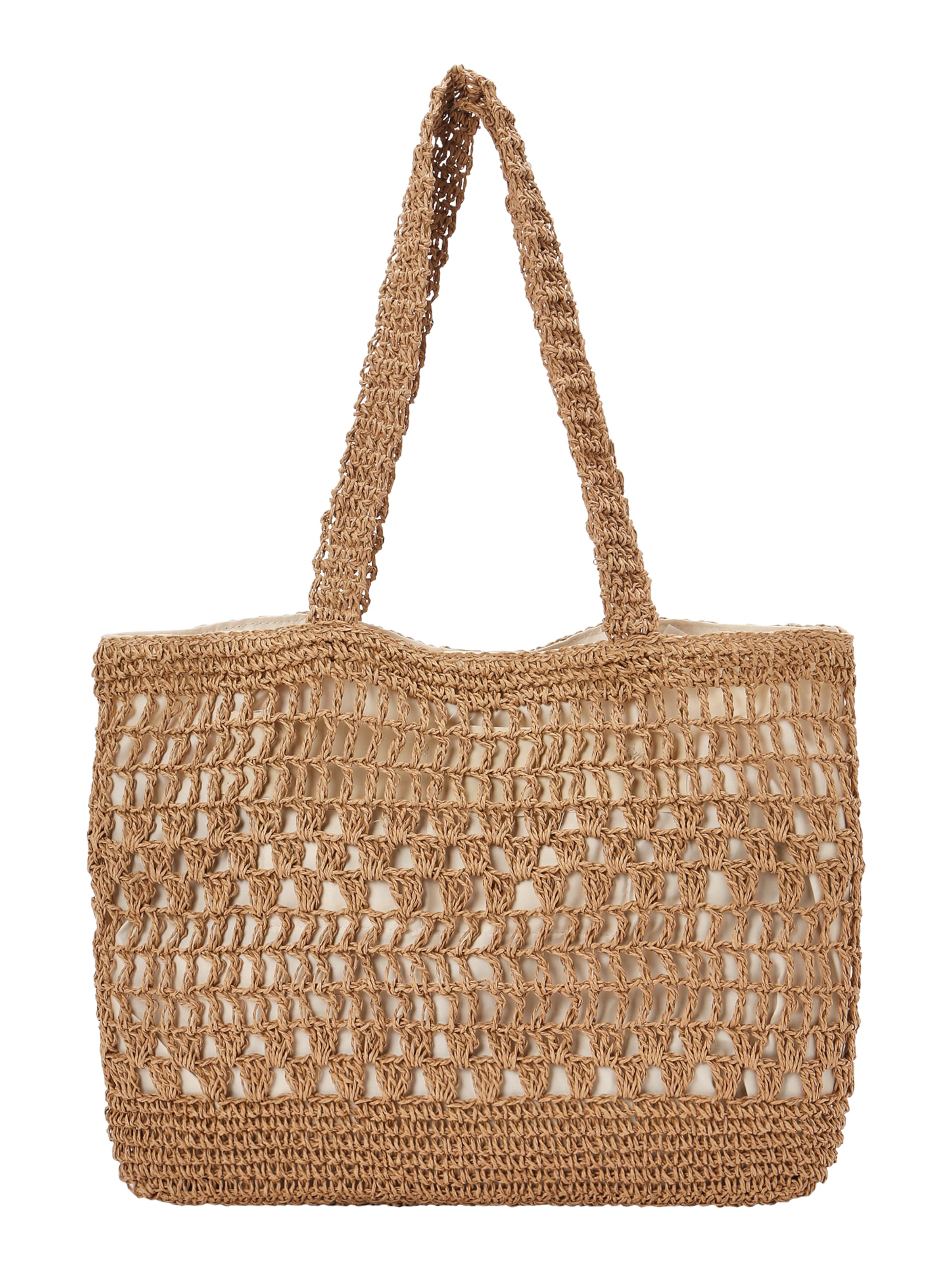 ABOUT YOU Τσάντα παραλίας 'JYJ-AW25-B21' σε μπεζ: μπροστά