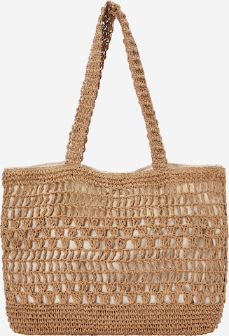 ABOUT YOU Torba plażowa 'JYJ-AW25-B21' w kolorze beżowy: przód