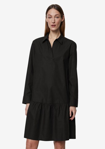 Robe-chemise Marc O'Polo en noir : devant