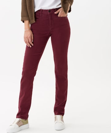 Coupe slim Pantalon 'Mary' BRAX en violet : devant