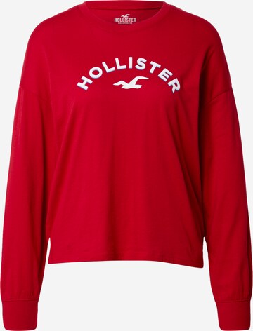 HOLLISTER Shirt in Rood: voorkant