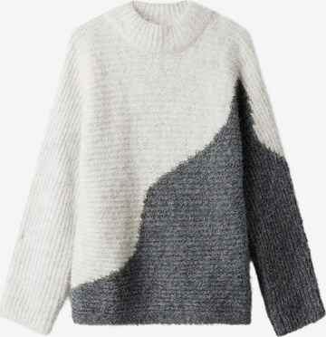 Desigual Sweter w kolorze biały: przód