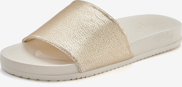 Mule FLIP*FLOP en or : devant