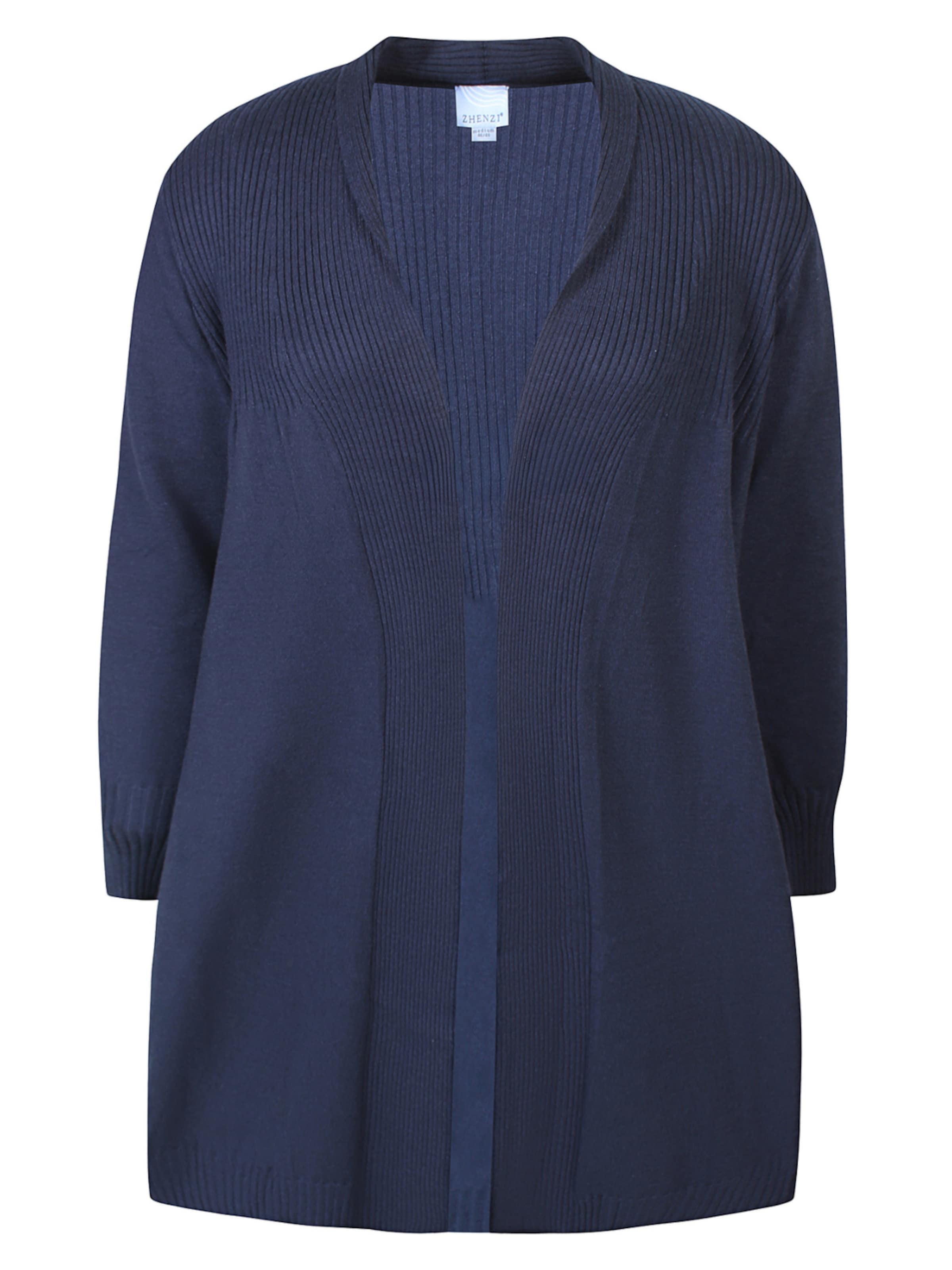 Zhenzi Knit cardigan 'Kogle 1164' in Blue: front