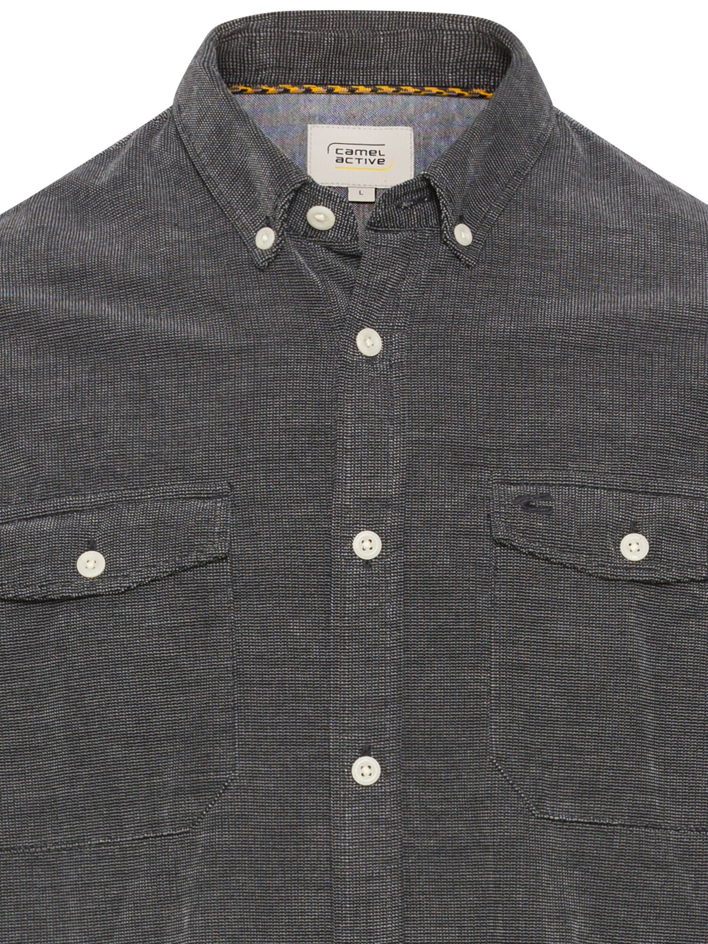 CAMEL ACTIVE Regular Fit Hemd in Grau