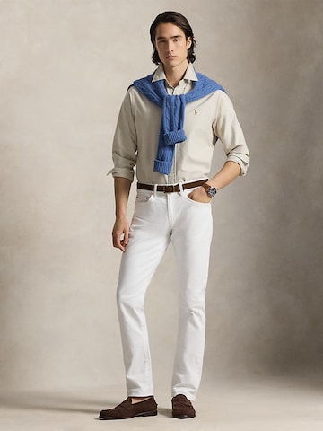 Polo Ralph Lauren Slim fit Button Up Shirt in Beige