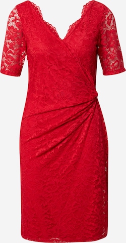 Vera Mont Koktejl obleka | rdeča barva: sprednja stran