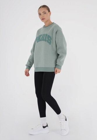 FRESHLIONS Sweatshirt 'Paris' in Groen