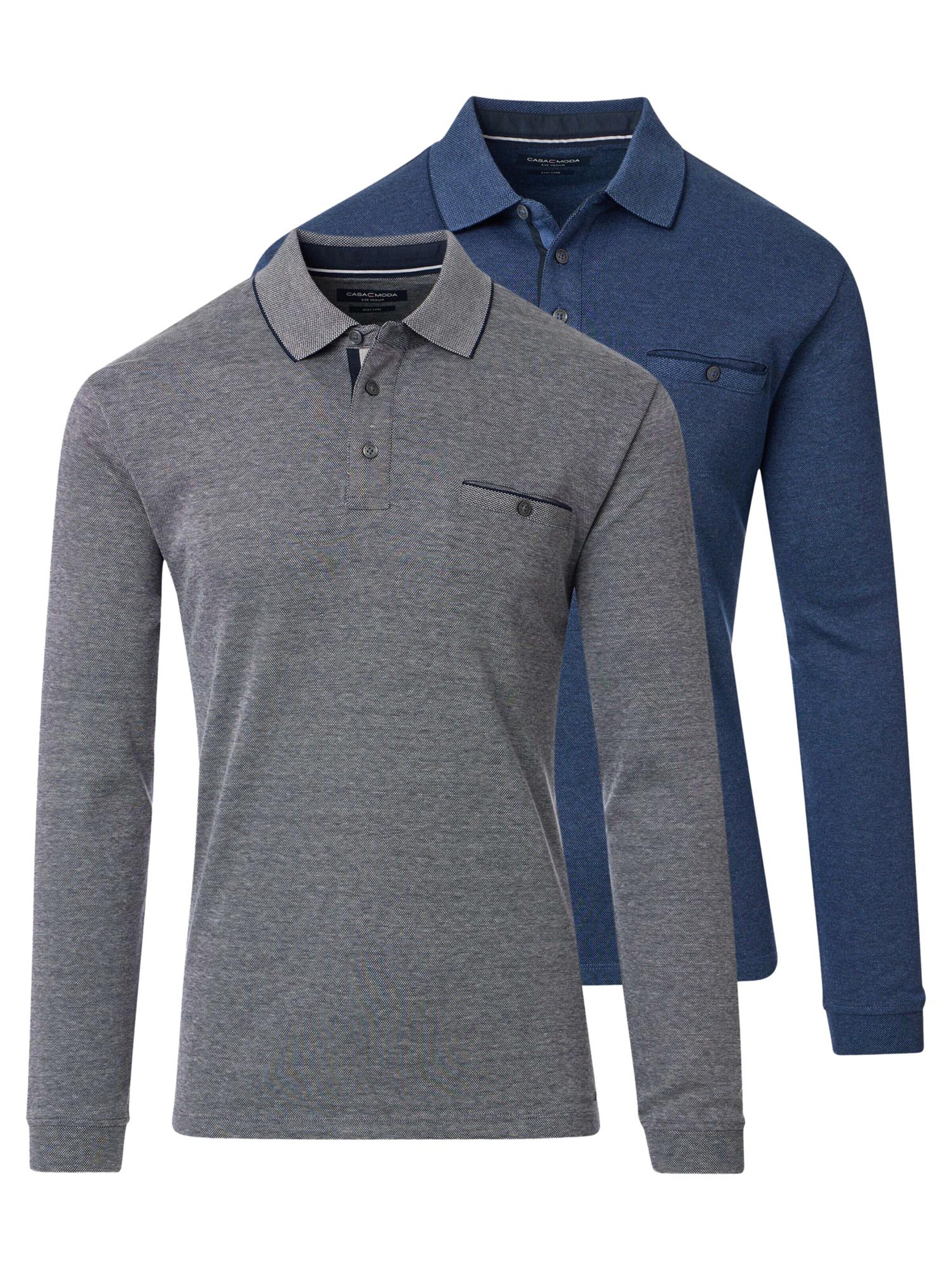 CASAMODA Shirt 'Basic'‌‌‌‌‌‌‌ in Blau: Vorderseite