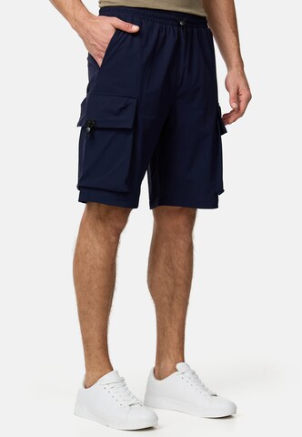 INDICODE JEANS Regular Cargo Pants ' Conan ' in Blue