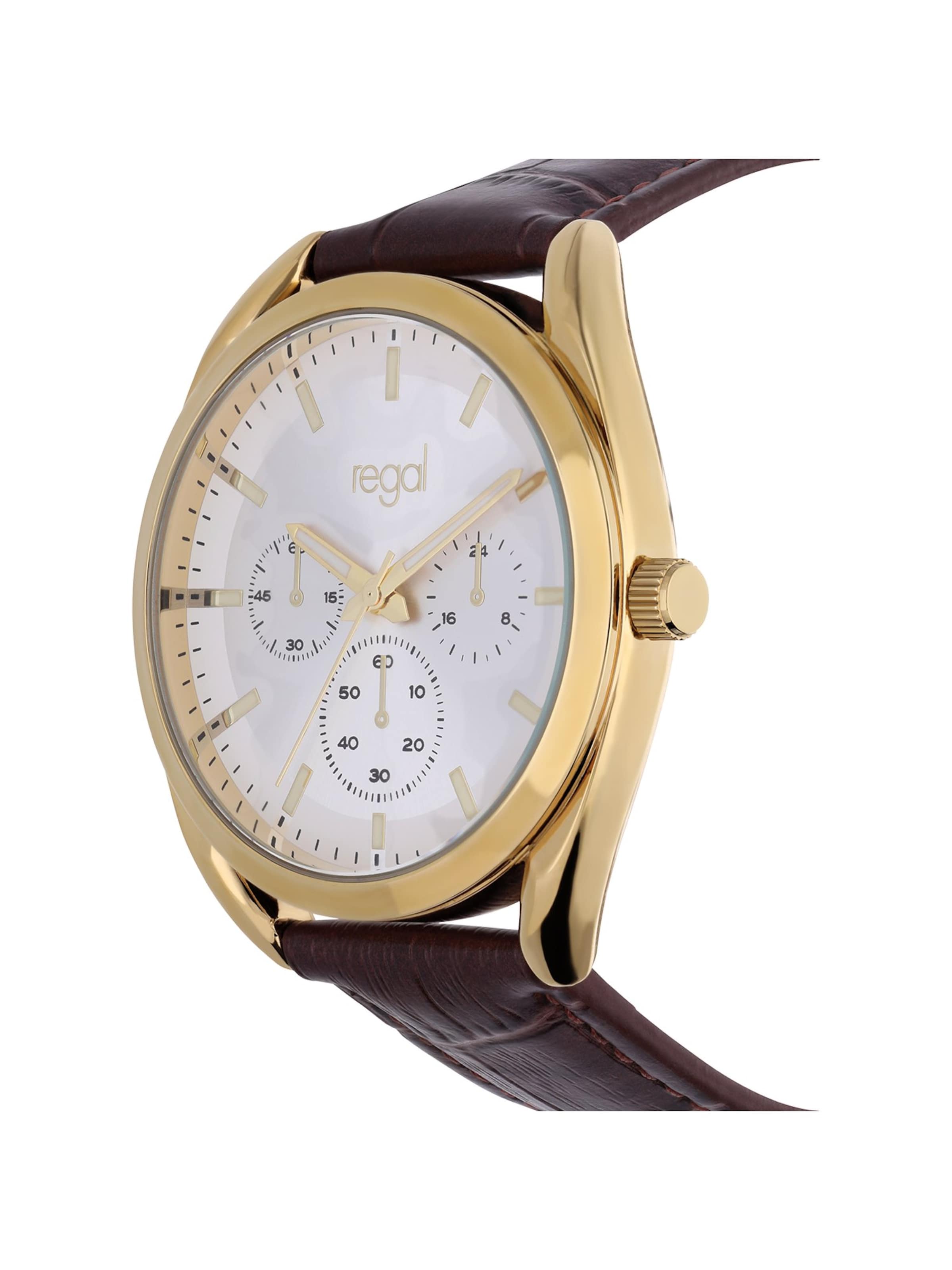 Lucardi Analoog horloge 'Hochwertig' in Goud