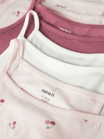 NAME IT - Camiseta térmica en rosa