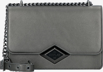 Borsa a spalla di REPLAY in grigio: frontale