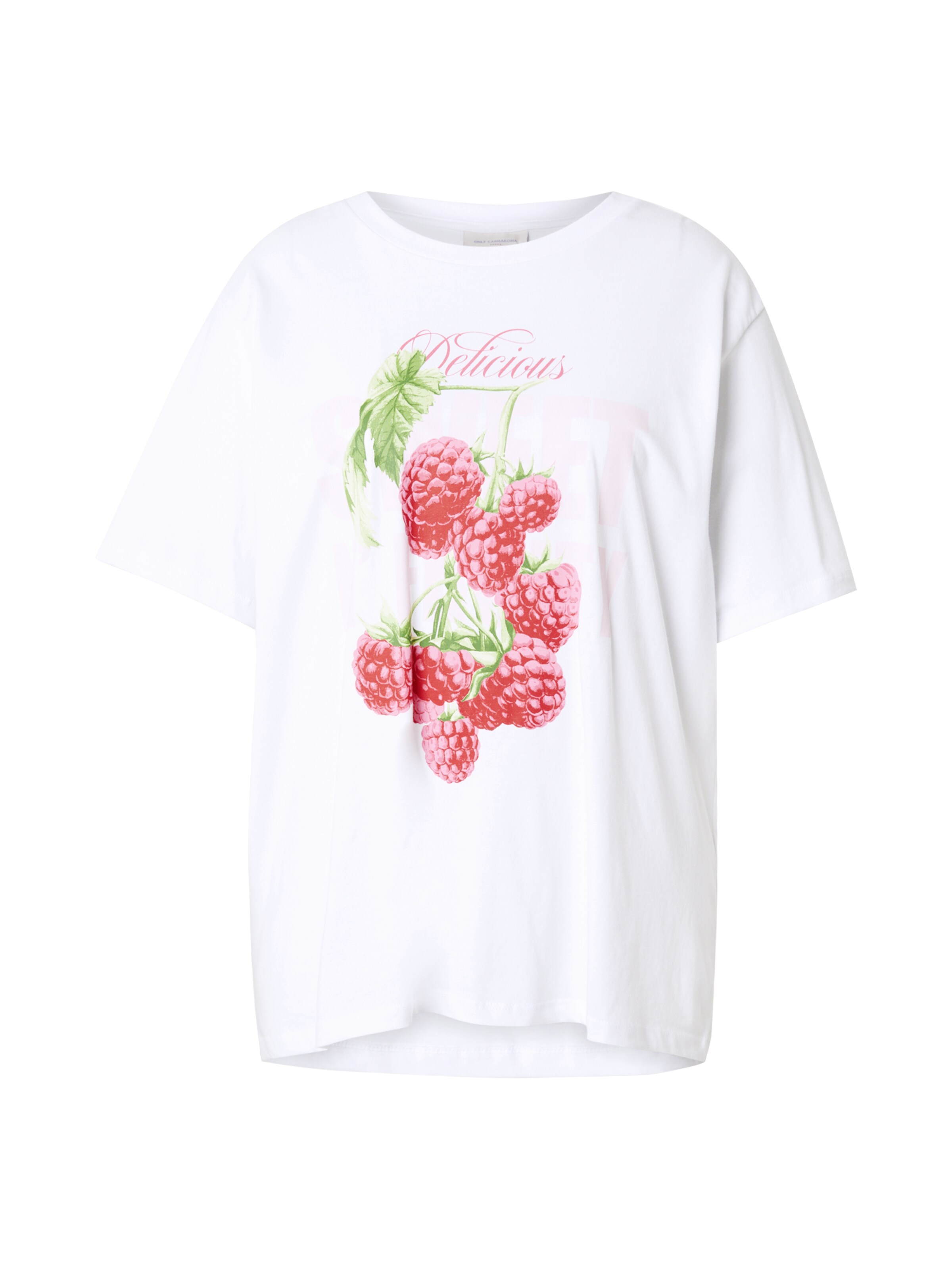 ONLY Carmakoma - Camiseta 'CARROSIE' en blanco: frente