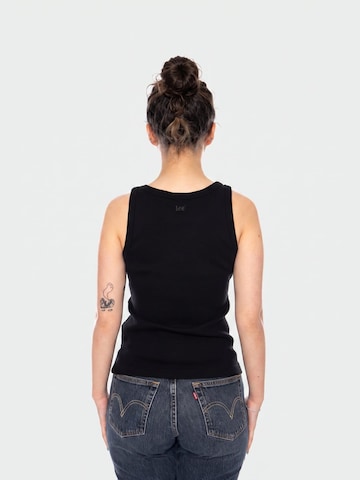 Lee Top 'RIB TANK BLACK'‌‌‌‌‌‌‌ in Schwarz
