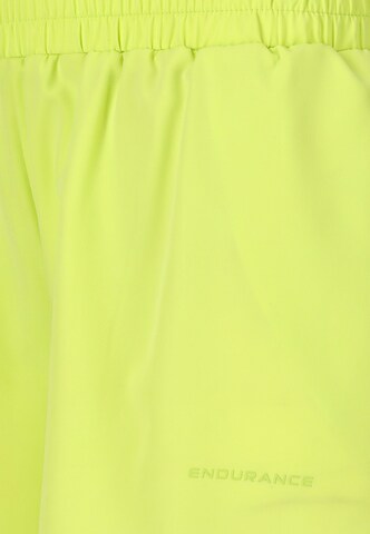 ENDURANCE Regular Workout Pants 'Weval' in Green