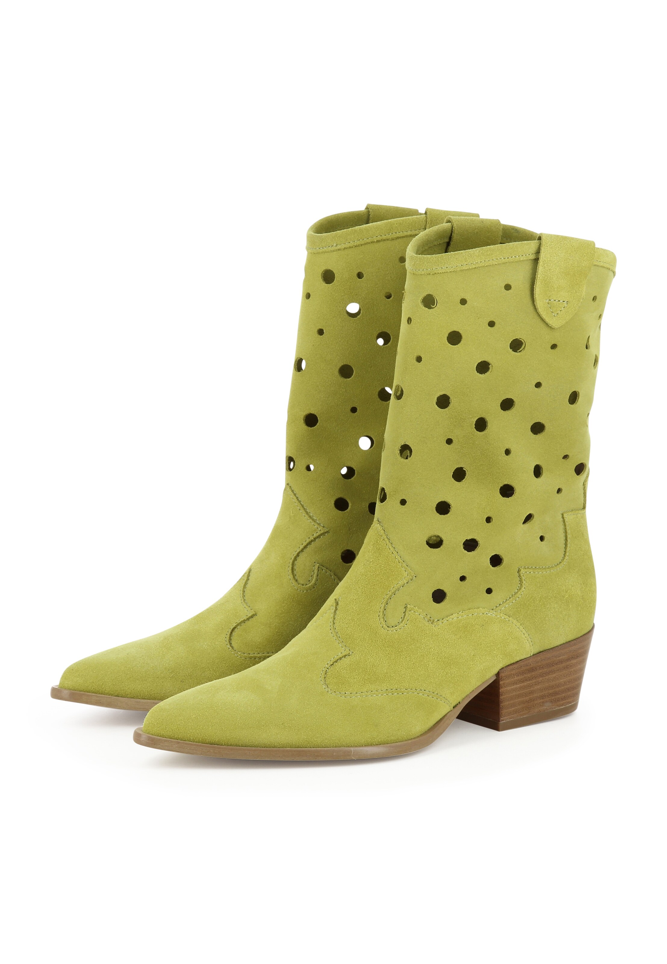 EVITA Cowboy boot 'GINEVRA' in Green