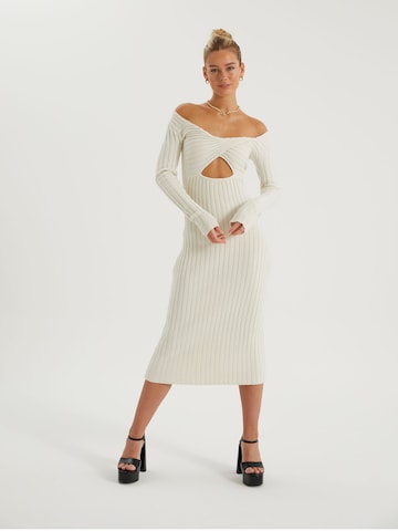 millane Knitted dress 'Malina' in White: front