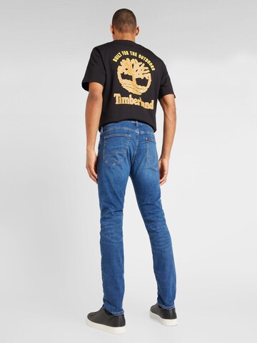 Coupe slim Jean 'Luke' Lee en bleu