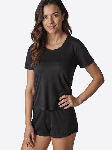 Vivisence Schlafshirt '2201' in Schwarz