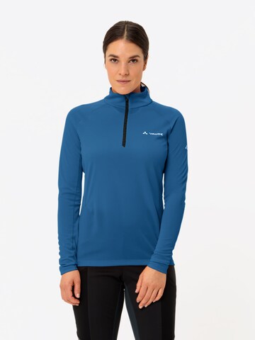 VAUDE Sports sweater ' Larice' in Blue: front