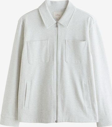 Next Välikausitakki värissä harmaa: etupuoli