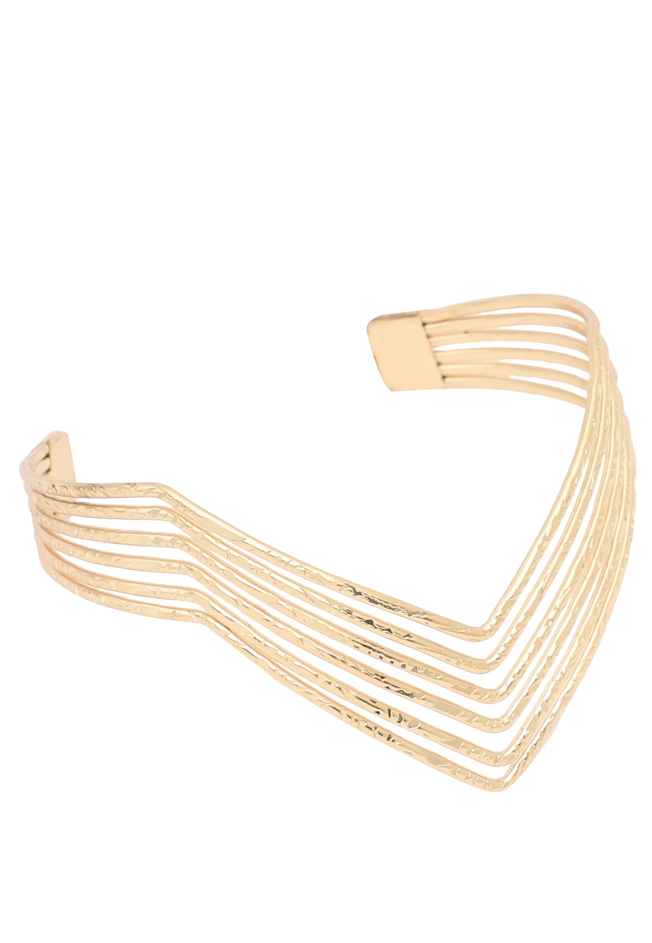 SOHI Гривна 'Raegan' в злато: отпред