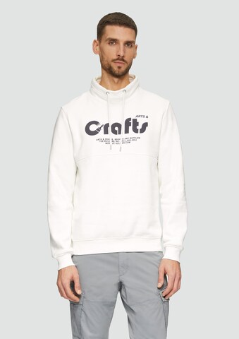 s.Oliver Sweatshirt in White: front