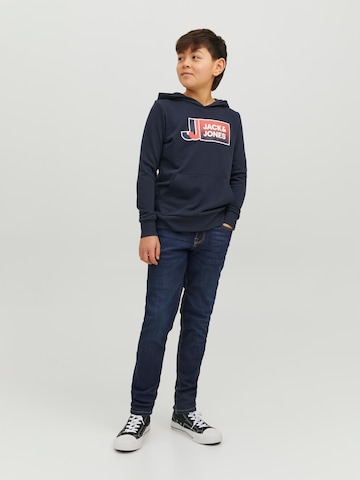 mėlyna Jack & Jones Junior Prigludęs Džinsai 'Glenn'