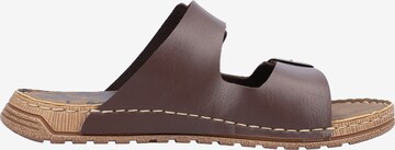 Rieker Mules in Brown