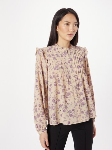 Lollys Laundry Blouse 'Dawn' in Beige: front