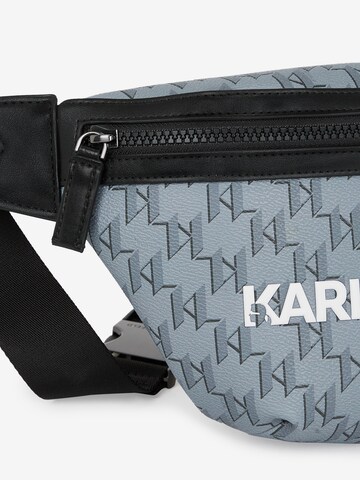 Karl Lagerfeld Torbica za okrog pasu | siva barva