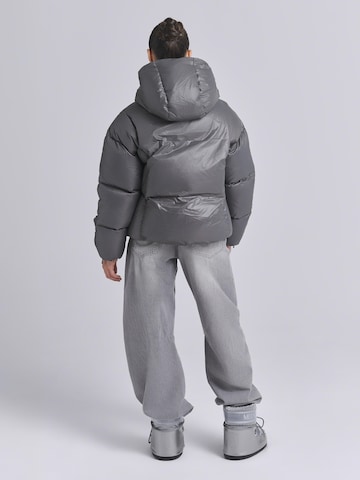 AEMMI Zimní bunda 'OVERSIZED RECYLED DOWN PUFFER JACKET' – šedá