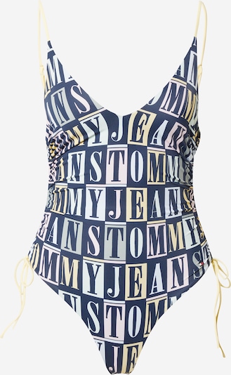 Tommy Jeans Swimsuit in Navy / Light blue / Yellow / Light pink, Item view