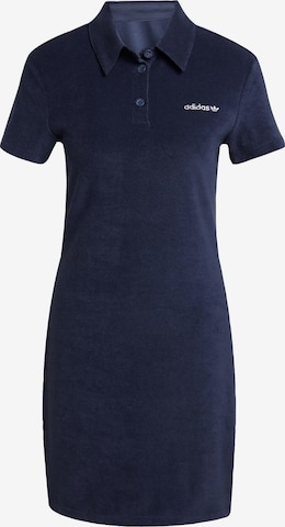 ADIDAS ORIGINALS Šaty 'Towel' – modrá: přední strana