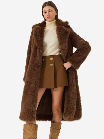 Manteau d’hiver Bianco Lucci en marron