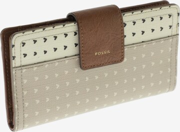 FOSSIL Small Leather Goods in One size in Beige: front