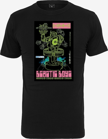 MT Men T-Shirt 'Beastie Boys Robot' in Schwarz: predná strana