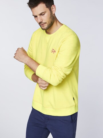 CHIEMSEE Sweatshirt in Gelb