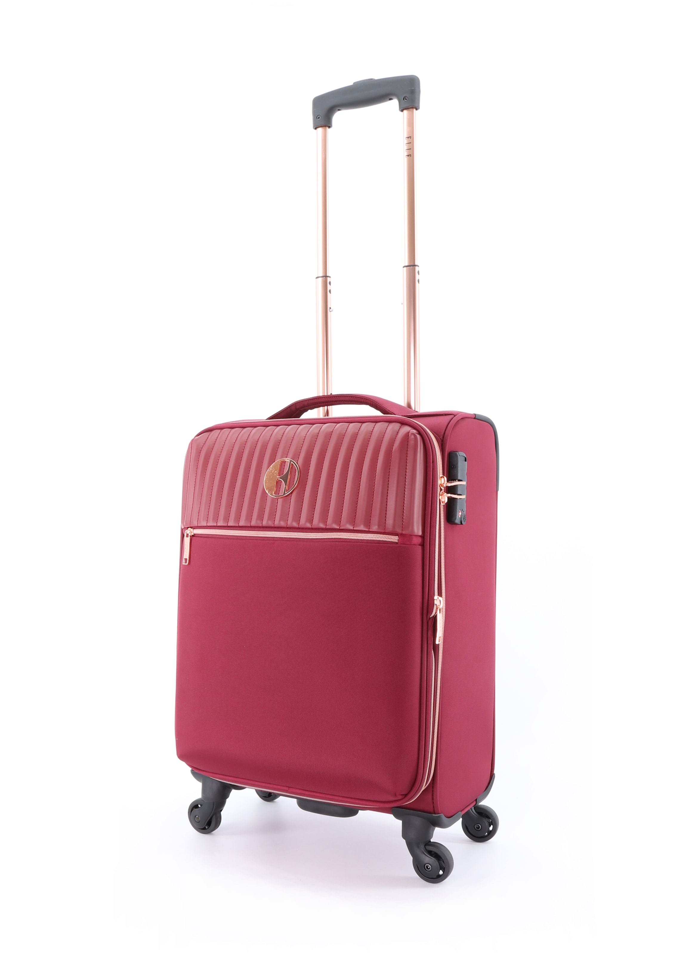 ELLE Suitcase 'Giant' in Red: front