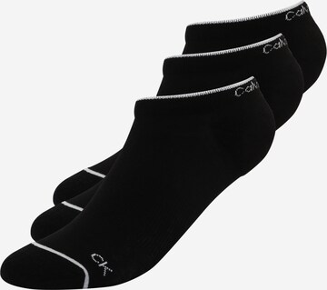 Calvin Klein Underwear Ankle Socks in Black: front