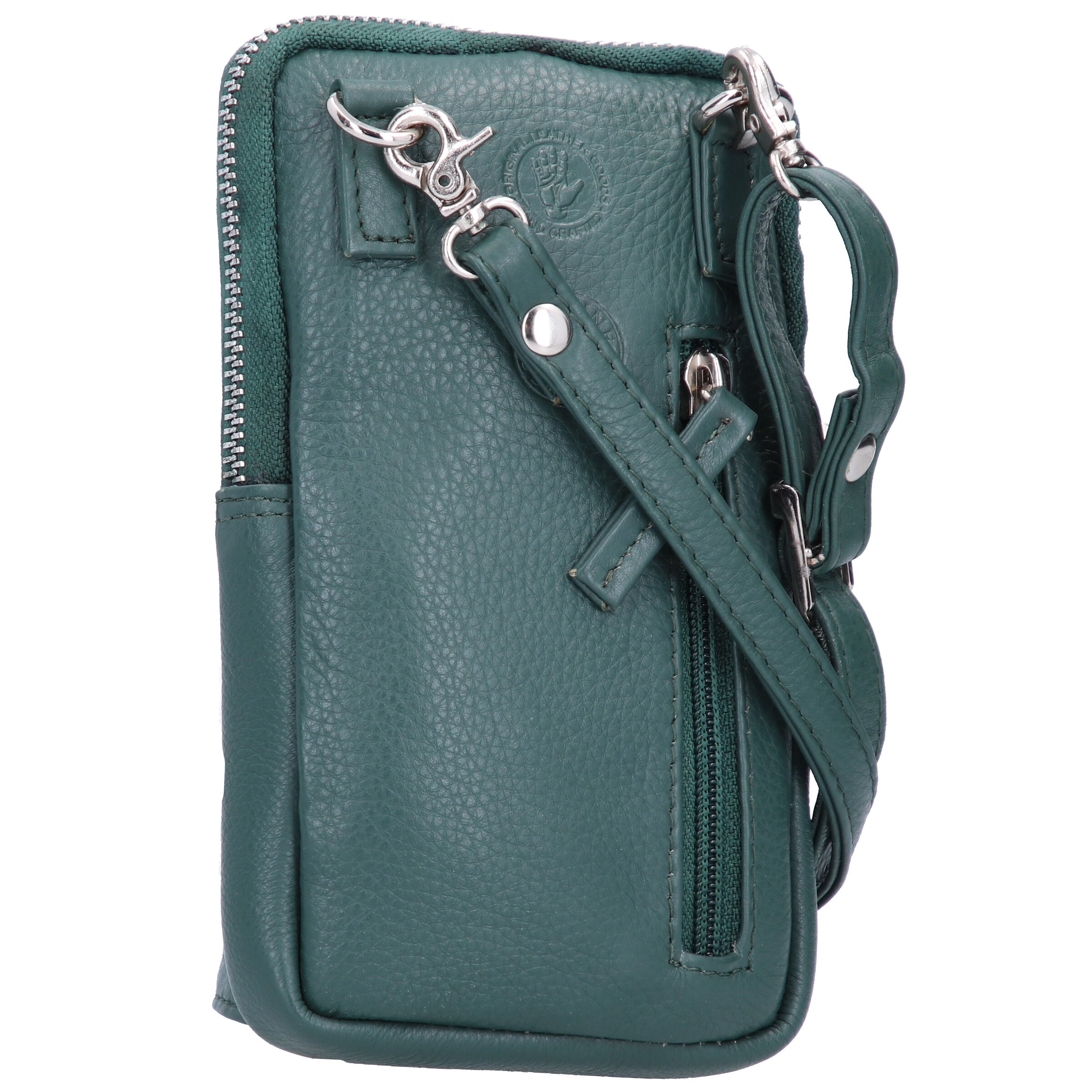 GREENBURRY Crossbody bag 'Nappa' in Green