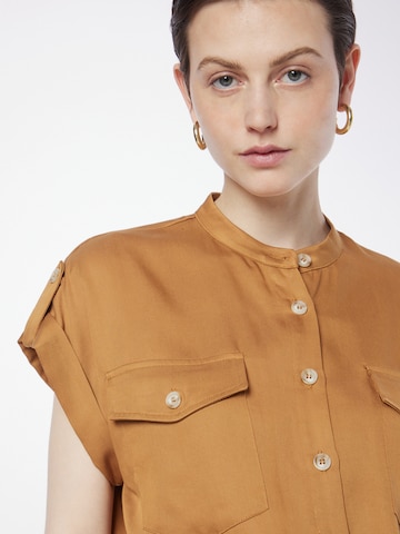 FRNCH PARIS Blouse 'CELENE' in Brown