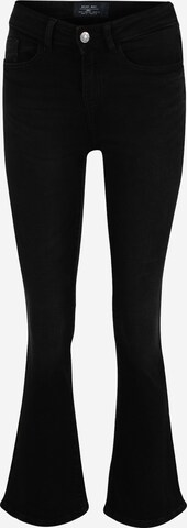 Noisy May Petite Flared Jeans 'MARLI' in Black: front