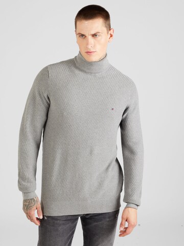 Pull-over TOMMY HILFIGER en gris : devant