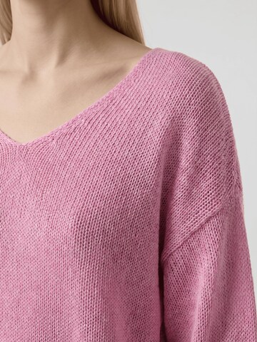 americandreams Oversized sweater 'Milana Cotton' in Pink