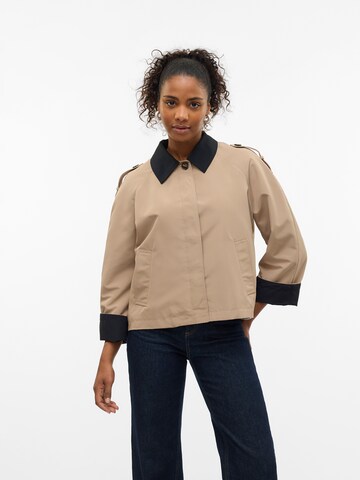 VERO MODA Tussenjas 'VMLucia Maria' in Beige: voorkant