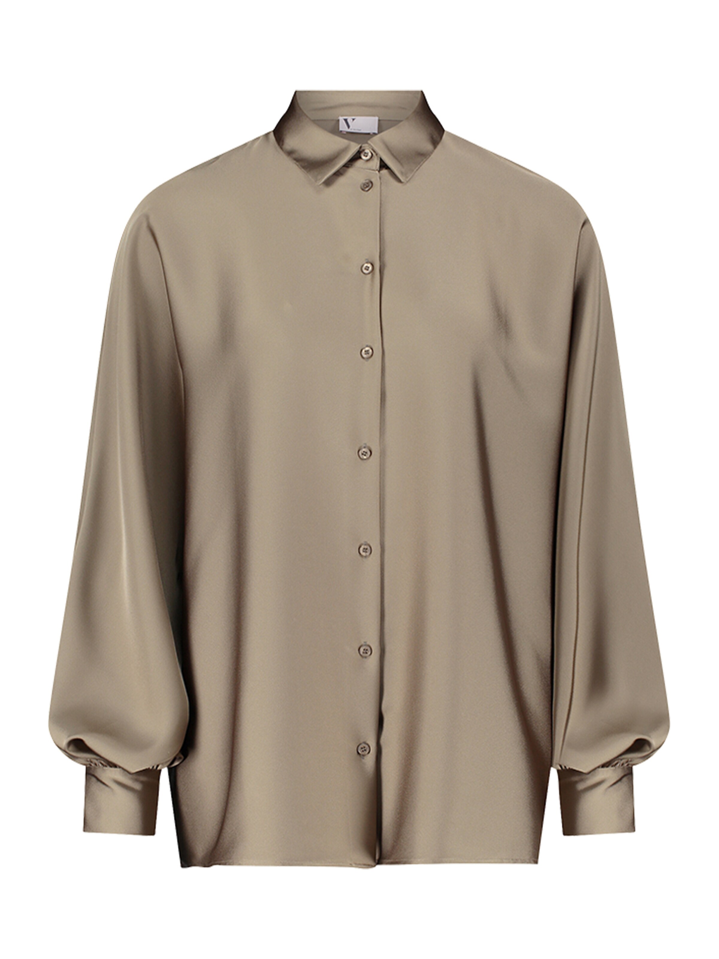 Chemisier Vera Mont en marron : devant