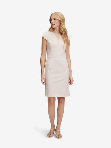 Betty & Co Sheath Dress in Beige