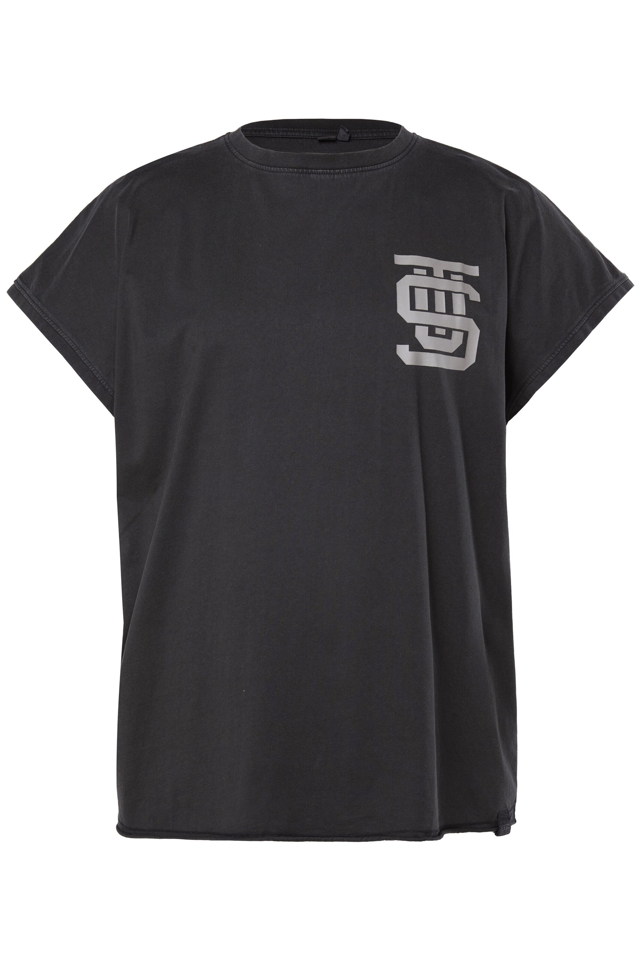 STHUGE T-Shirt in Schwarz: Vorderseite